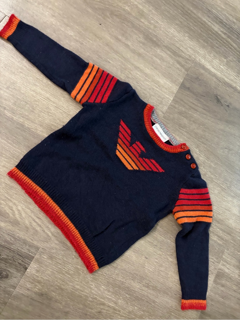 Armani, baby sweater boy, 12 months boutique lk new